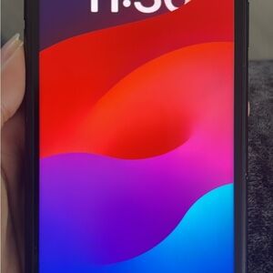 Apple Smartphone with Black Frame